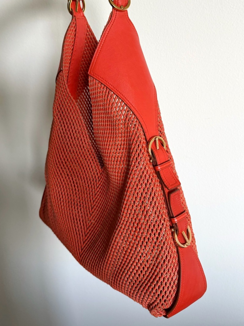 Salvatore Ferragamo Woven Leather Hobo Bag - Picture 5 of 16